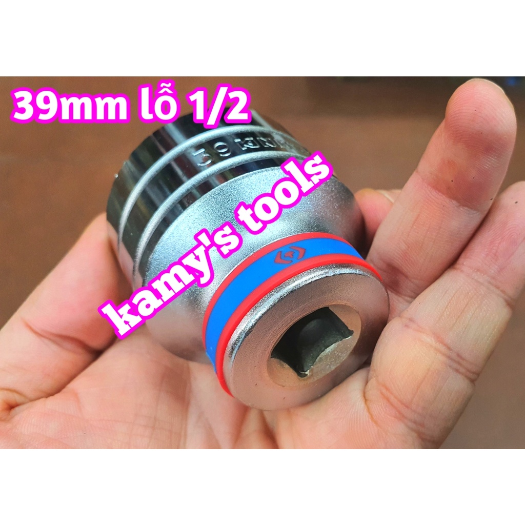 Đầu tuýp đầu khẩu 39mm 1/2 inch Kingtony mở nồi xe tay ga model 433539M