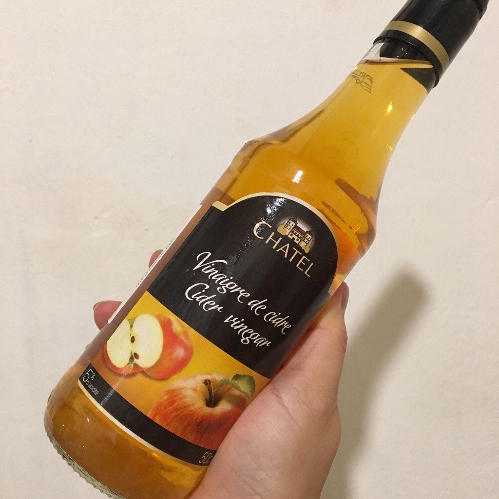 Giấm Táo Chatel Vinaigre De Cidre Cider Vinegar - 500ml - Pháp