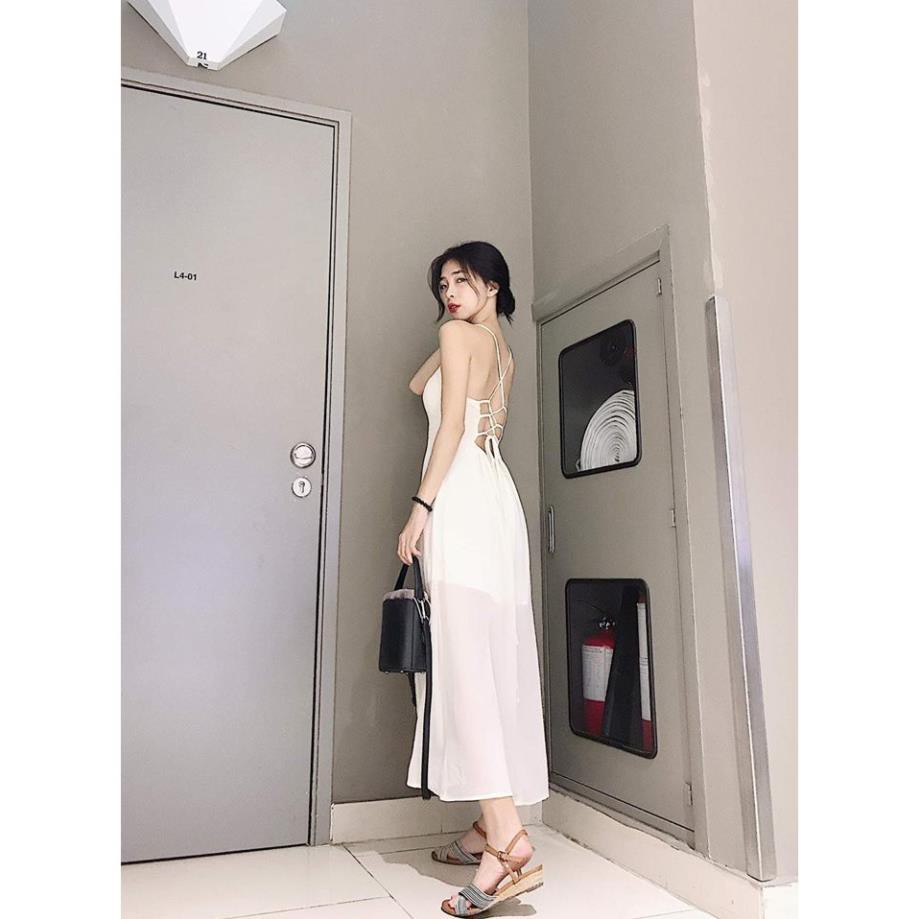 Váy Nữ, Đầm Maxi Đi Biển Đan Lưng Dáng Dài Cao Cấp [KÈM ẢNH THẬT | BigBuy360 - bigbuy360.vn
