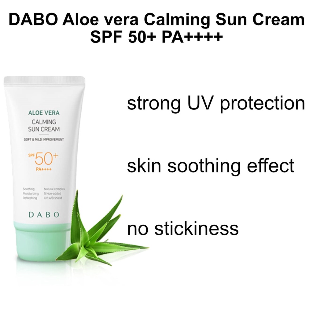 MẪU MỚI LÔ HỘI - [Combo 2 Hộp] Kem Chống Nắng Mặt Và Toàn Thân DABO ALOE VERA TUNE UP Sun cream Cao Cấp Hàn Quốc 70ml/UP