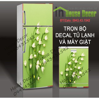 MIẾNG DÁN TỦ LẠNH, MÁY GIẶT 3D