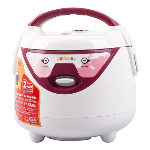 Nồi Cơm Điện Nắp Gài 3D Goldsun 1,0L ARC-GW100 | BigBuy360 - bigbuy360.vn