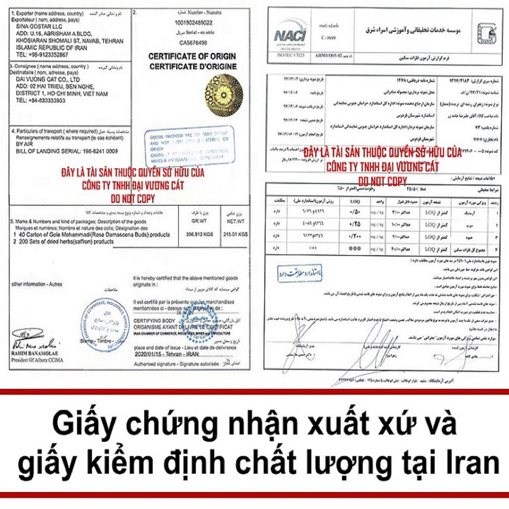 Trà hoa hồng sấy khô Kingdom Iran thượng hạng, nụ hoa hồng khô - hộp 50 gram