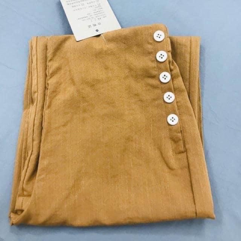 [XẢ LỖ] Đũi Ống Rộng 5 khuy  _HÀNG ĐẸP_ Ống suông linen cạp cao ( VIDEO + ảnh thật)