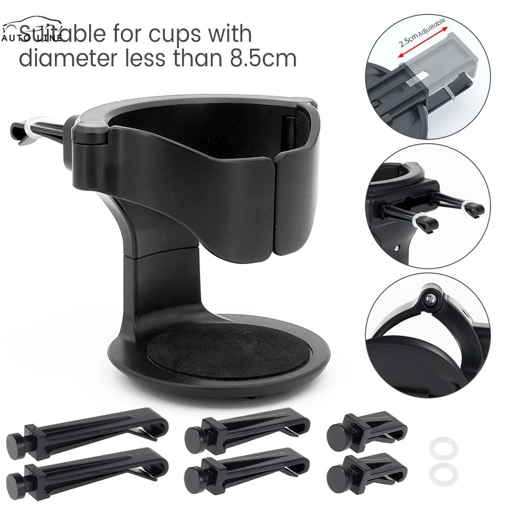 Giá Đỡ Bình Nước Chống Trượt Có Thể Điều Chỉnh Gắn Lỗ Thông Gió Xe Hơi SHOPCYC8921