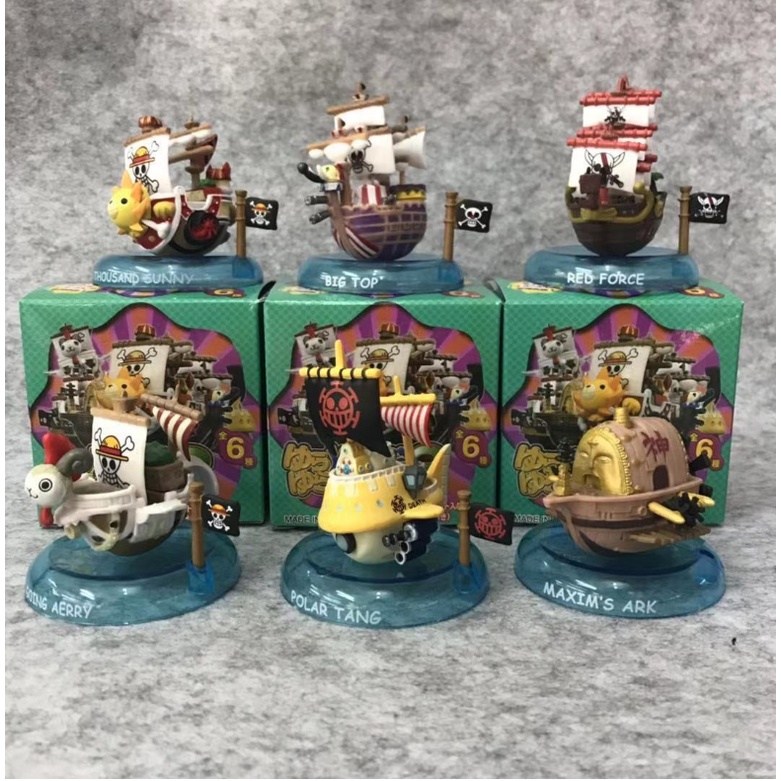 Quà tăng Mô hình thuyền tàu hải tặc one piece ngẫu nhiên