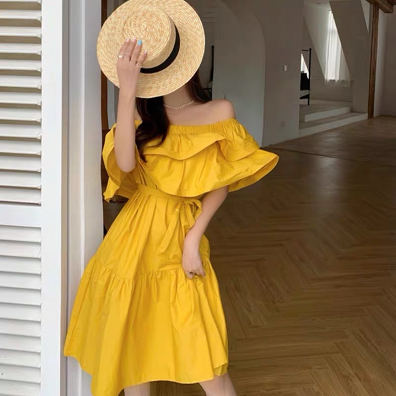 (SẴN) Váy trễ vai bèo