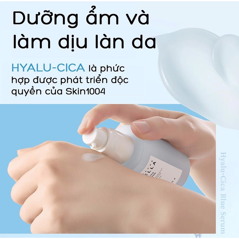 Serum dưỡng trắng da Skin1004 Madagascar Centella Hyalu-cica Blue 50ml