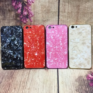 Ốp oppo A71 viền dẻo màu lưng kính cường lực bóng xà cừ 4D cực đẹp