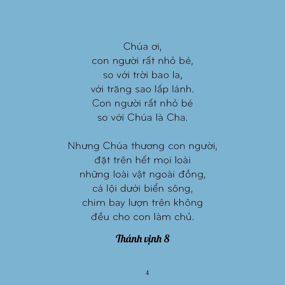 Sách - Thánh Vịnh Cho Bé