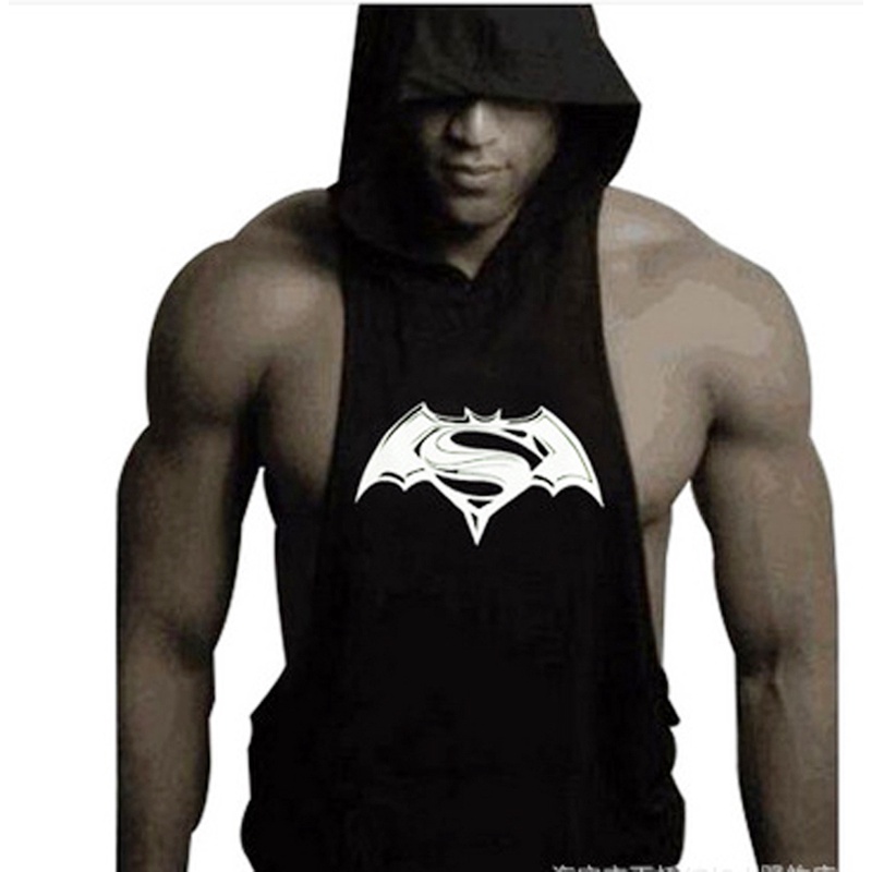 Áo ba lỗ tập gym A.202 CO MŨ cho anh em chất cotton nhiều màu thoải mái cho anh em chơi thể thao