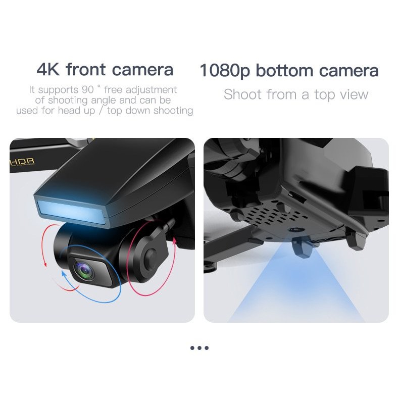DCTK - Máy bay flycam Sg108 pro camera 4K chống rung 2 trục bay 25 Phut, cảm biens quang học GPS tự về - Chính Hãng