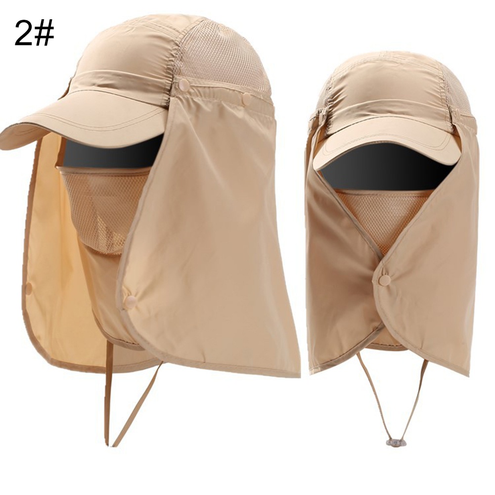 Nón Rộng Vành Có Khẩu Trang Che Cổ Chống Nắng