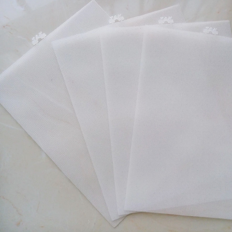 1 Tấm canvas nhựa trong suốt 14ct làm phụ kiện thêu chữ thập 28x21cm