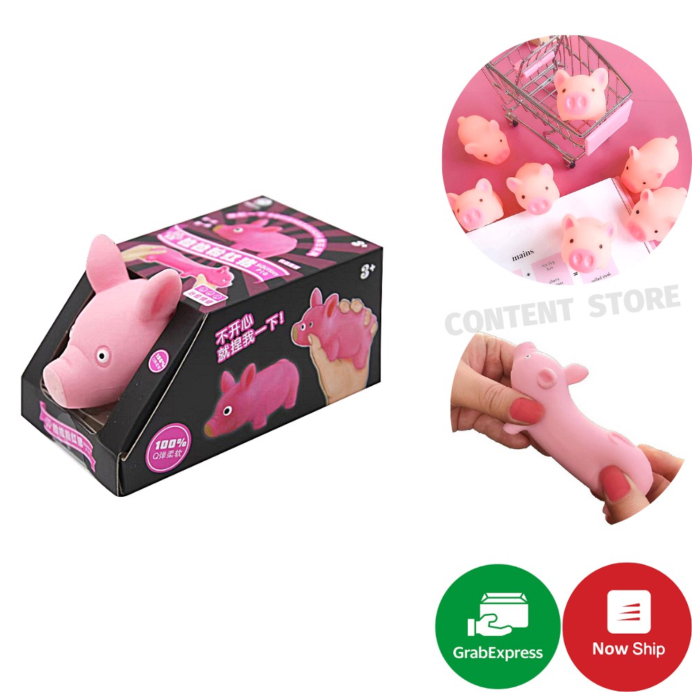 Con Heo Dẻo Siêu Cute - Đồ Chơi Squishy Hình Con Heo Đáng Yêu Giúp Giảm Căng Thẳng