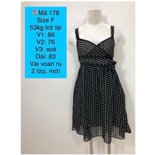 Áo đầm voan 2hand Nhật