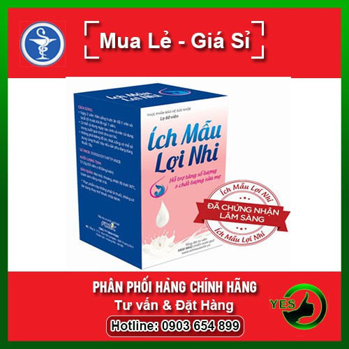 ❤[Chính hãng] Ích Mẫu Lợi Nhi - Xua Tan Nỗi Lo Thiếu Sữa Mẹ (lọ 60 Viên) | BigBuy360 - bigbuy360.vn