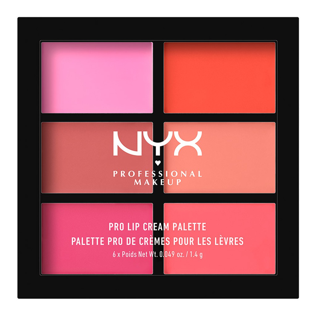 BẢNG SON KEM 6 Ô NYX PRO LIP CREAM PALETTE NHẬP KHẨU CHÍNH HÃNG