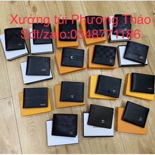[CẢ SHIP VẪN RẺ] Ví nam, bóp nam dáng đứng dáng ngang có kèm hộp