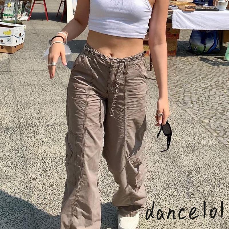 Quần Jean Ống Đứng Lưng Cao Màu Trơn Kiểu Hàn Quốc Thời Trang Cho Nữ dance1o1