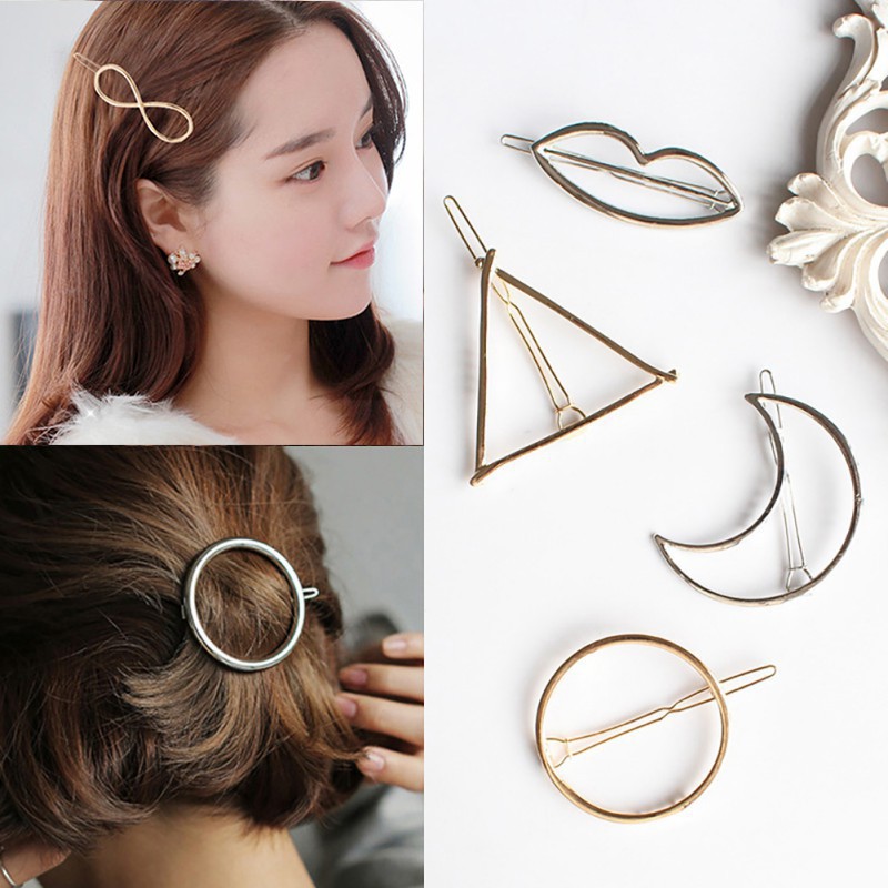 Kẹp Tóc Kim Loại Thời Trang Cho Nữ