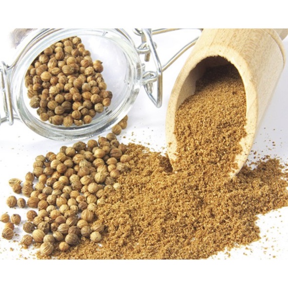 [100g-500g] Bột ngò thơm Coriander ground hàng Đức - Gia vị ướp thịt Doner, món Âu, Pate