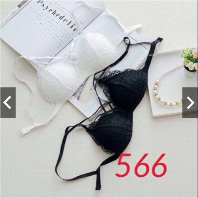 Áo ngực ren - áo bra ren đan chéo dây ngực sexy 566