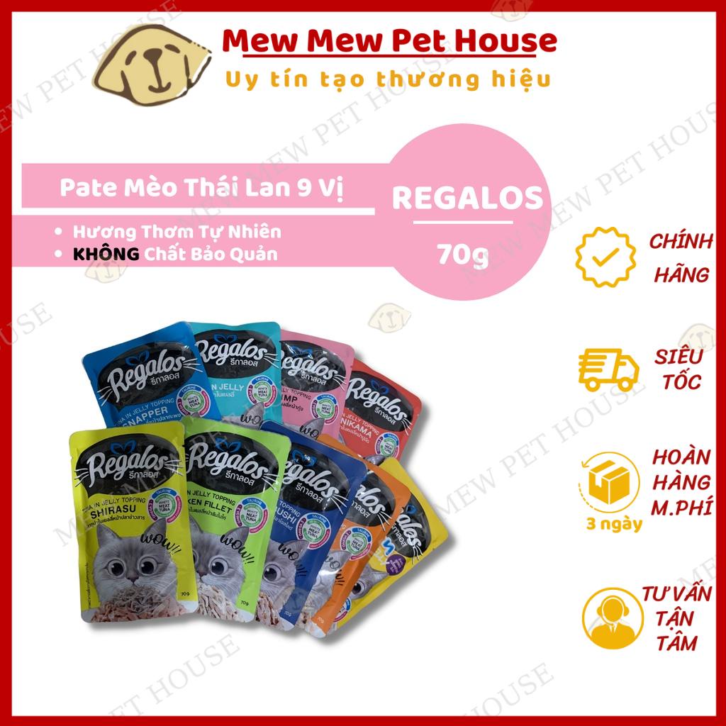 [Rẻ vô địch] [Siêu Sale] Pate Cho Mèo Regalos Nội Địa Thái ┃Gói 70gr