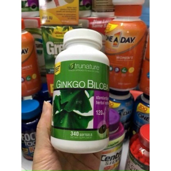 [CHÍNH HÃNG] Viên uống Bổ Não Ginko Biloba Truenature 340 viên