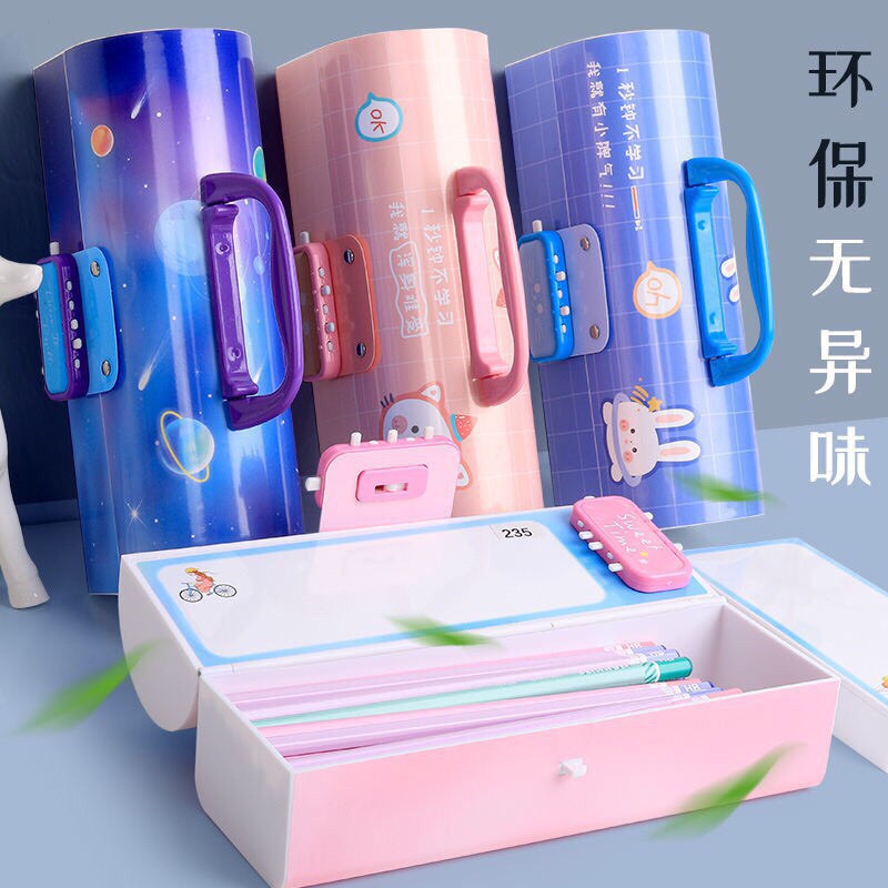 Hộp bút học sinh có khoá mật khẩu hàng độc