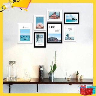Bộ 7 khung ảnh treo tường có ảnh - WK199