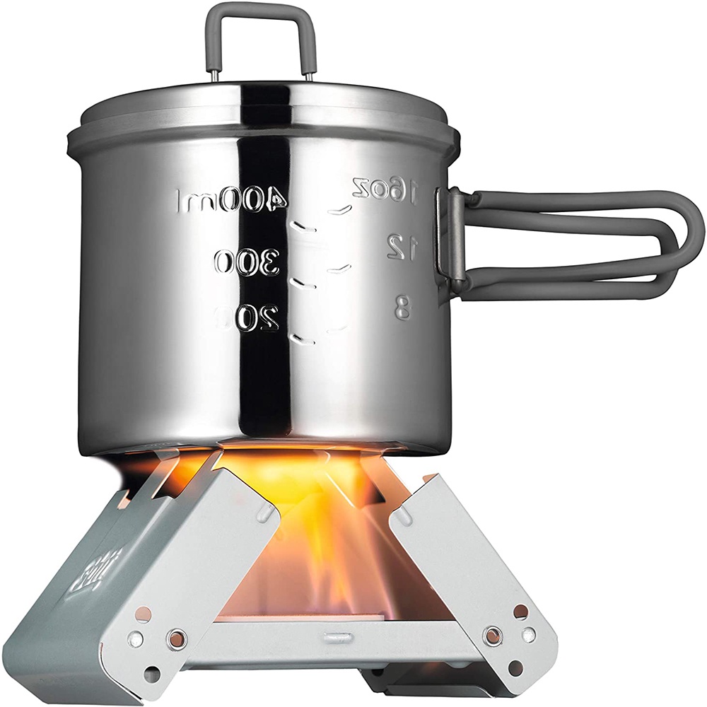 Bếp Cồn Mini Chống Gió 9.8x7.5x2cm Tiện Lợi Khi Đi Dã Ngoại