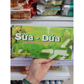 Kẹo dừa vị SỮA - DỨA  thơm ngon béo ngậy