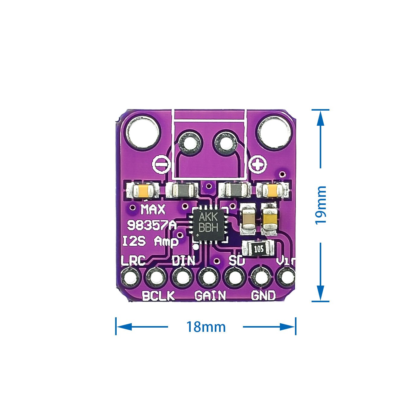 Bảng Mạch Giải Mã Max98357 I2S 3w Class D Cho Raspberry Pi Esp32