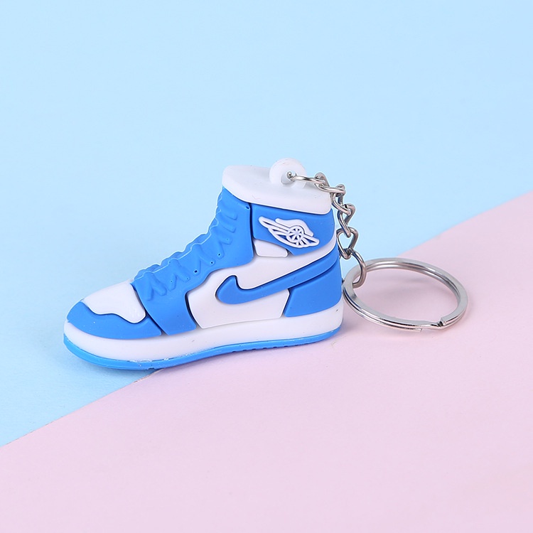 - Móc khóa Giày Sneaker Nike Air Jordan 1 High - Hàng PVC dẻo cao cấp (ảnh thật)