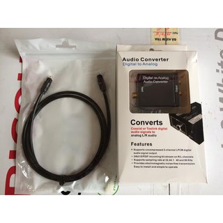 BỘ CHUYỂN ĐỔI OPTICAL AUDIO TO RCA AUDIO
