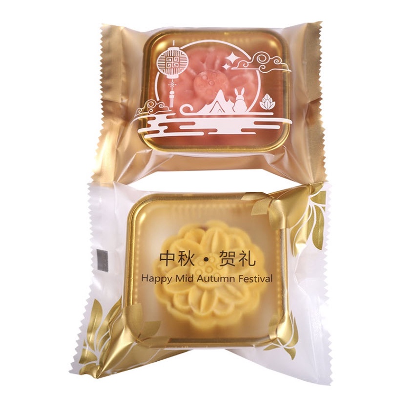 [HCM] Bộ 100 túi đựng bánh in họa tiết dành cho bánh Trung Thu