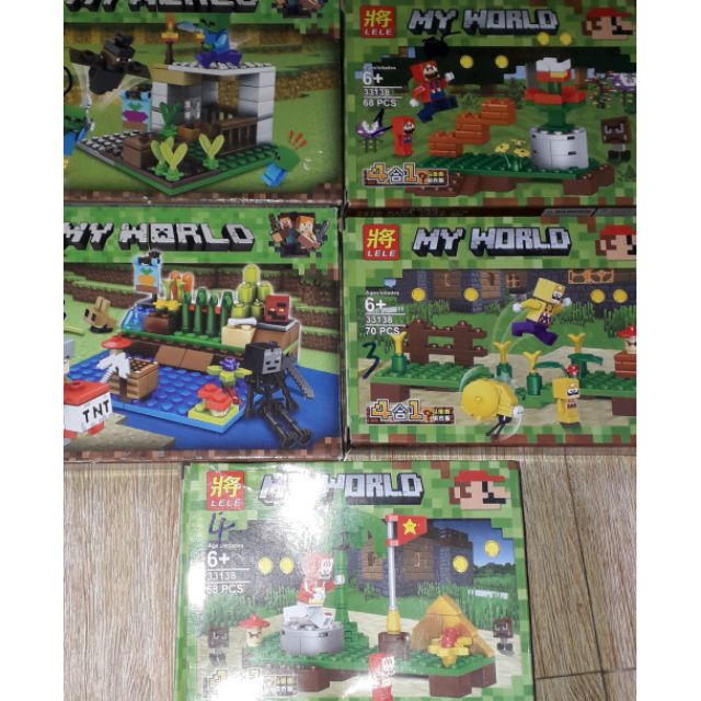 Lắp ráp 1 Hộp LegoMinecraff_MyWord 796 hoặc 33138 có nhiều chi tiết bằng nhựa