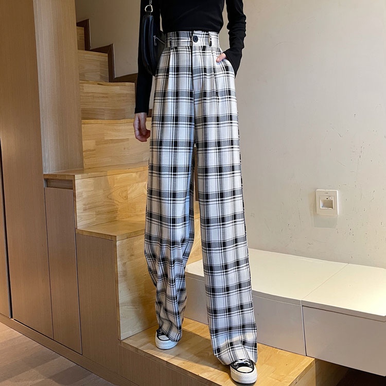 Quần Dài Ống Rộng Phong Cách Hàn Quốc Dành Cho Nữ