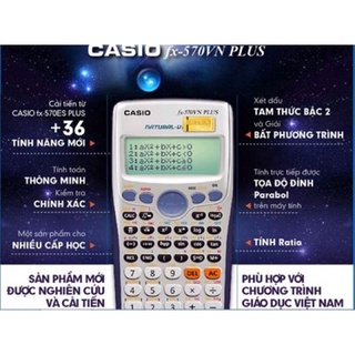 [ĐƯỢC PHÉP MANG VÀO PHÒNG THI] Máy Tính Casio Fx 570-VN Plus (453 Phép Tính)