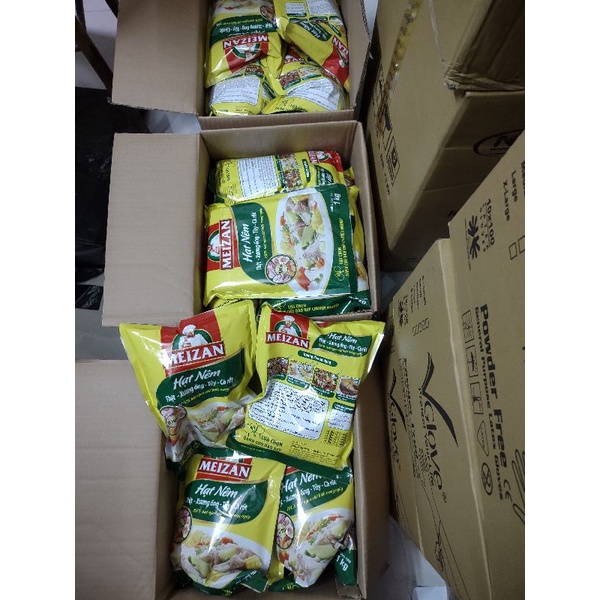 Hạt nêm MEIZAN 1kg, date 12/2024 được nhà nội trợ tin dùng