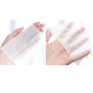200 tờ khăn cotton co giãn để lau da mặt dùng một lần.