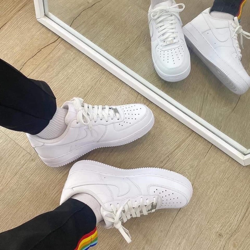 Giày Nike AF1 All White Low chính hãng