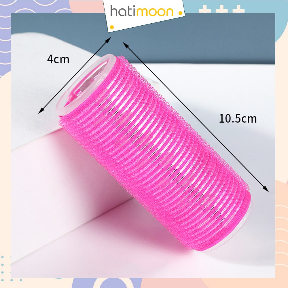 Lô uốn tóc tự dính lõi nhôm 4cm, làm xoăn tóc tự nhiên