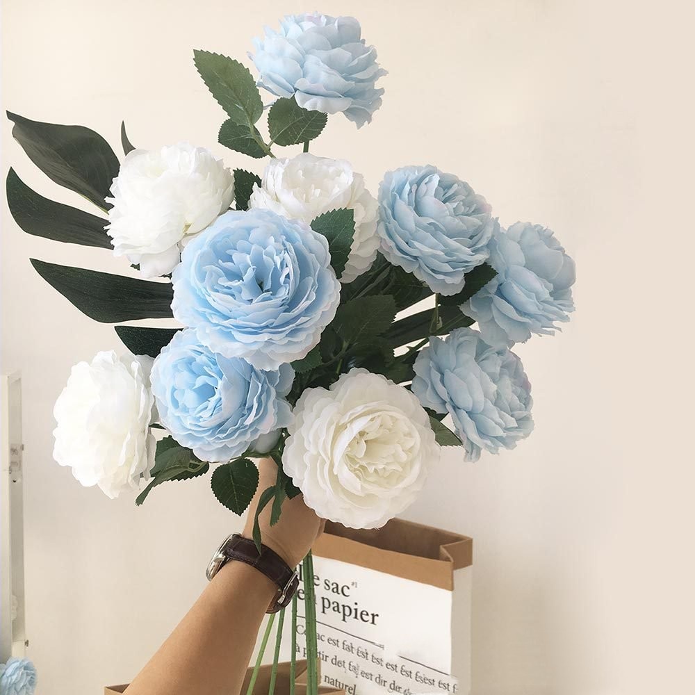 Hoa hồng giả, Hoa giả trang trí nhà cửa, quán cà phê, decor phòng, phụ kiện chụp ảnh - Andy Shop