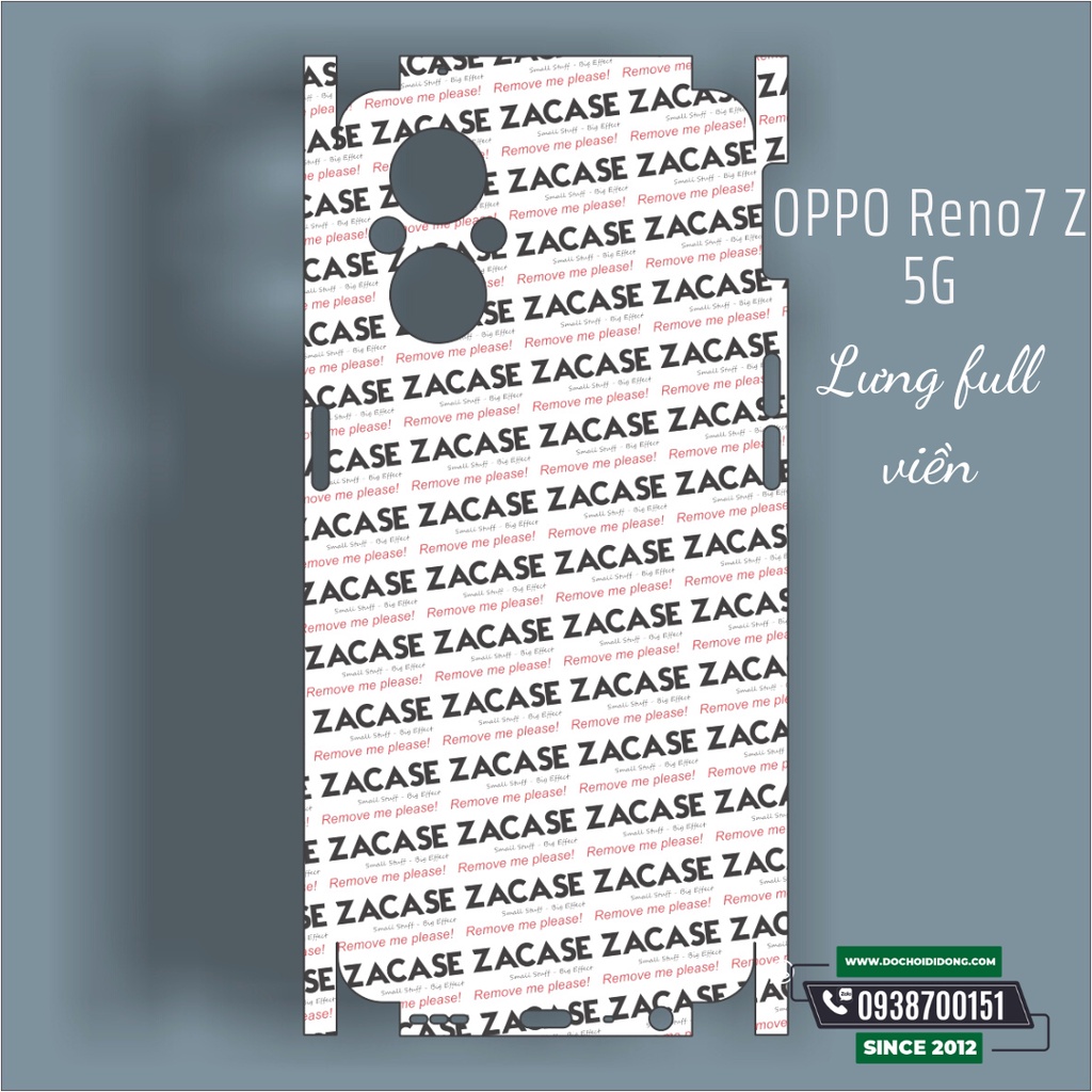 Miếng dán PPF Hydorgen OPPO Reno7 Z 5G trong, nhám, đổi màu cao cấp