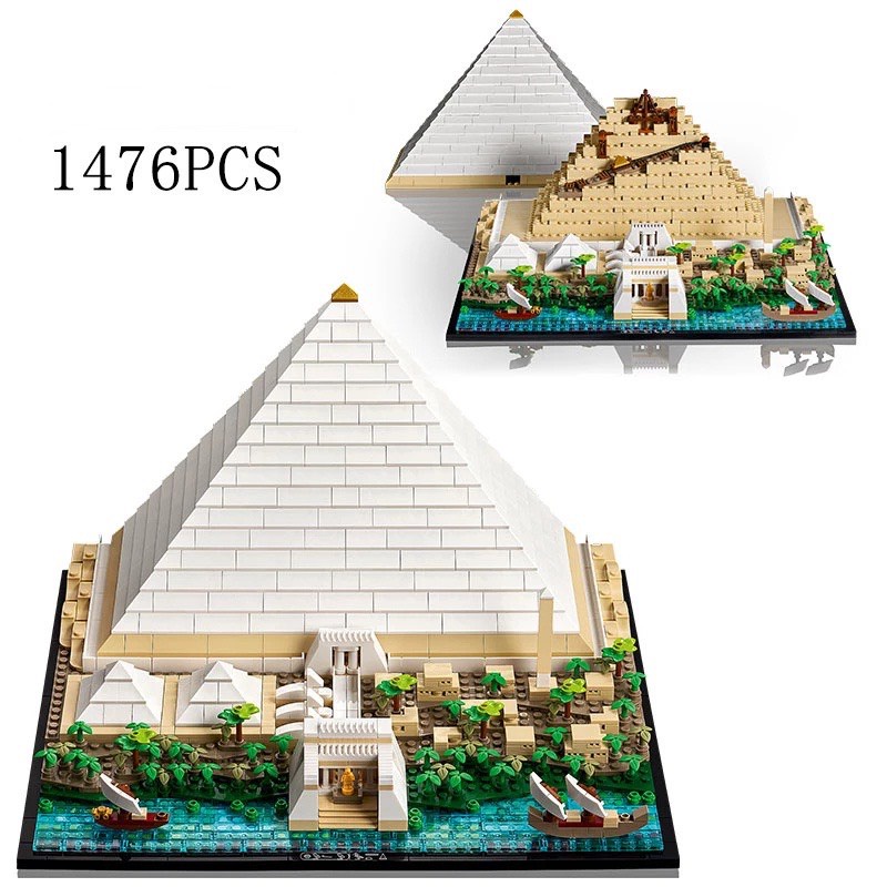 Bộ lắp ráp kim tự tháp 𝑮𝒊𝒛𝒂 𝑨𝒊 𝑪𝒂̣̂𝒑 𝑳𝒆𝒈𝒐 21058 - 𝑨 6111