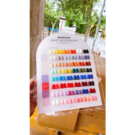 Sơn Gấu Modengni 48 màu cao cấp (tặng Bảng -Base Top )