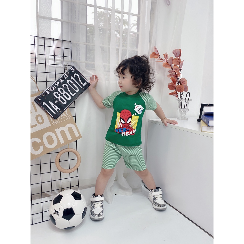 Bộ cotton borip Carter bé trai chất mềm co giãn thoải mái chất 100% cotton