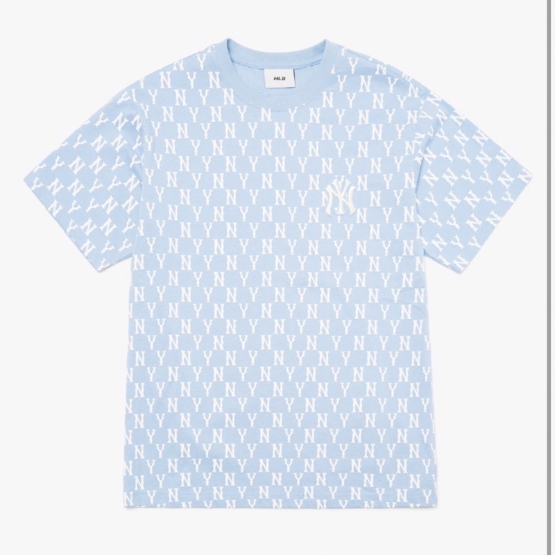 Áo Thun MLB Monogram Xanh Baby Siêu Dễ thương